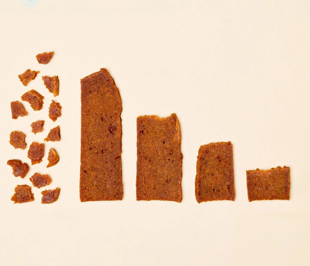 Alaskan Salmon Treats size comparison