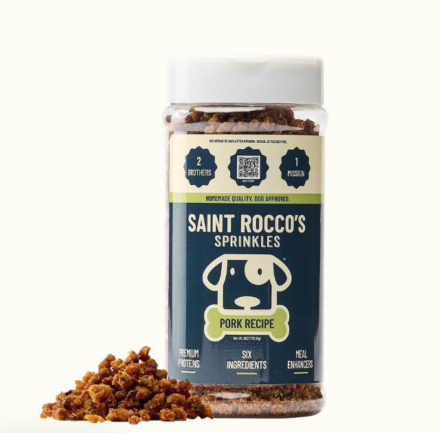 QuigLou Pork Sprinkles meal topper jar